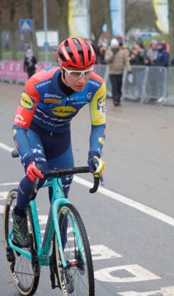 10.01.2026 Deutsche Meisterschaft Rad-Cross Bensheim Deutsche Radcross Meisterschaft 2026 U23 Nr 18Louis Leidert (Lidl Trek Team) Bensheim Hessen Deutschland