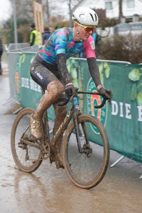10.01.2026 Deutsche Meisterschaft Rad-Cross Bensheim Deutsche Radcross Meisterschaft 2026 U23 Platz zwei Vizemeister Max Oertzen (Radsport Nagel) Bensheim Hessen Deutschland