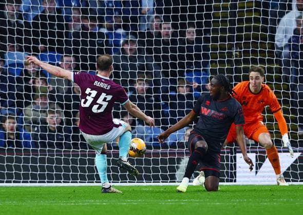 Ashley Barnes of Burnley scores a goal to make it 4-0 Burnley v Millwall, Emirates FA Cup, Third Round, Football, Turf Moor, Burnley, UK - 10 Jan 2026Burnley Turf Moor United Kingdom EDITORIAL USE ONLY No use with unauthorised audio, video, data, fixture lists, club league logos or live services. Online in-match use limited to 120 images, no video emulation. No use in betting, games or single club league player publications. Copyright: xMattxWest Shutterstockx 16246250ar