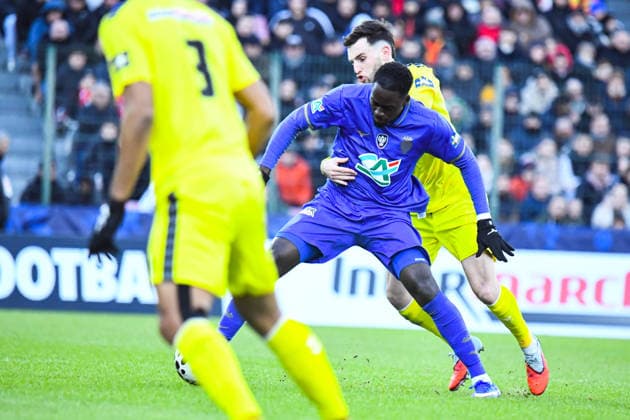 FOOTBALL : US Orleans vs AS Monaco - Coupe de France - 16e de finale - 10 01 2026 Jordan Teze (AS Monaco) OrleansFrance  Copyright: xBaptistexAutissierx