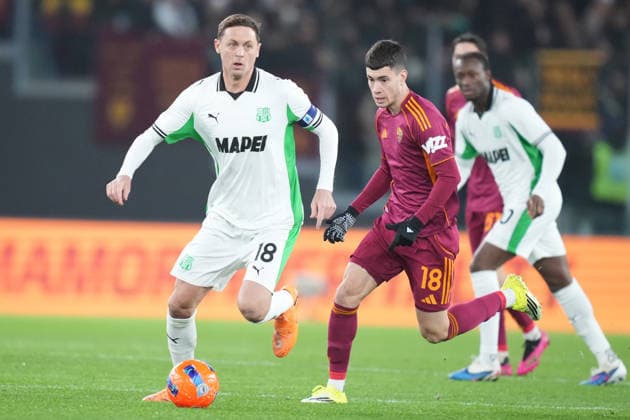Sassuolo s Nemanja Matic during the Serie A EniLive soccer match between Roma and Sassuolo at the Rome s Olympic stadium, Italy - Saturday January 10, 2026 - Soccer ( Photo by Alfredo Falcone LaPresse )  Copyright: xAlfredoxFalcone LaPressex