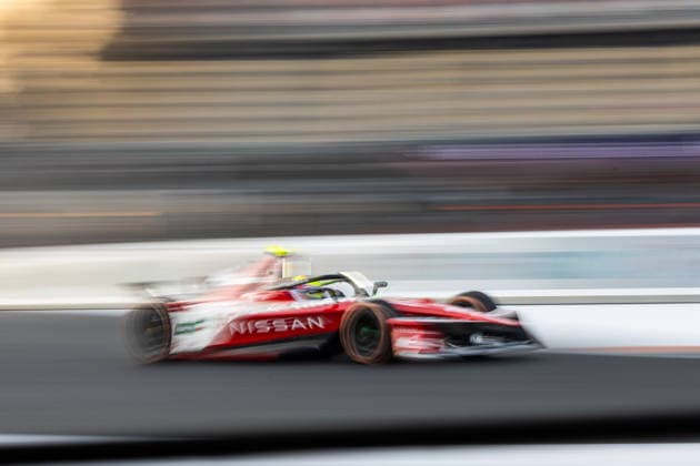 2025 FORMULA E MEXICO CITY ePRIX 01 ROWLAND Oliver (gbr), Nissan Formula E Team, Nissan e-4ORCE 05, action during the the Mexico City Paulo ePrix, 2nd round of the 2025-26 ABB FIA Formula E World Championship, WM, Weltmeisterschaft on the Autodromo Hermanos Rodriguez from January 8 to 10, 2025 in Mexico City, Mexico - Mexico CityMexico  Copyright: xDamienxDoumerguex