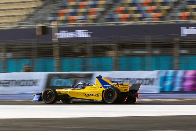 2025 FORMULA E MEXICO CITY ePRIX 22 MALONEY Zane (bar), Lola Yamaha ABT Formula E Team, Lola T002, action during the the Mexico City Paulo ePrix, 2nd round of the 2025-26 ABB FIA Formula E World Championship, WM, Weltmeisterschaft on the Autodromo Hermanos Rodriguez from January 8 to 10, 2025 in Mexico City, Mexico - Mexico CityMexico  Copyright: xDamienxDoumerguex