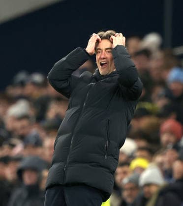 Thomas Frank (Spurs manager) frustration at the Tottenham Hotspur v Aston Villa Emirates FA Cup match, at the Tottenham Hotspur Stadium, London, UK on 10th January, 2026. 