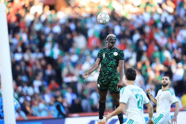 Algeria vs Nigeria quarter final, African Cup of Nations 2025 Marrakech, Morocco. 10th Jan, 2026. Algeria vs Nigeria quarter final, African Cup of Nations 2025. Credit: Victor Modo