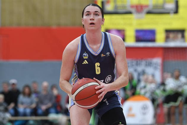 Basketball Damen 1. Bundesliga 14. Spieltag Herner TC - Alba Berlin am 10.01.2026 in der H2K Arena in Herne Tessa Stammberger ( Berlin )