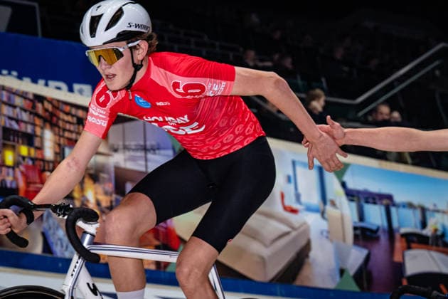 HILL Valentin, KREMPIEN Friederich: Sixdays Bremen 2026 Team 6 - HILL Valentin ( GER ) - KREMPIEN Friederich ( GER ) Querformat - quer - horizontal - Landscape - Event Veranstaltung: Sixdays Bremen 2026 - Category Kategorie: Cycling - Track cycling, Rad, Radsport, Bahnrad, Bahn Sixdays - U19 Men Juniors - Location Ort: Europe Germany - Bremen - ÖVB Arena - Discipline: Andy Kappes Cup - Madison - Distance: ... m - Date Datum: 10.01.2026 Saturday Day 2 -