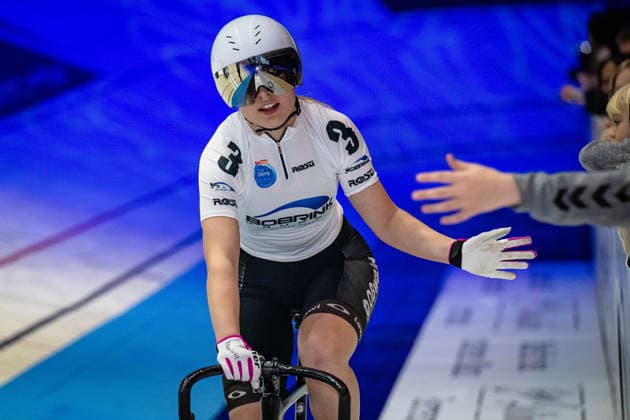 WEBER Amy: Sixdays Bremen 2026 Team 3 - BOBRINK - WEBER Amy ( GER ) - Querformat - quer - horizontal - Landscape - Event Veranstaltung: Sixdays Bremen 2026 - Category Kategorie: Cycling - Track cycling, Rad, Radsport, Bahnrad, Bahn Sixdays - Elite ... - Location Ort: Europe Germany - Bremen - ÖVB Arena - Discipline: ... - Distance: ... m - Date Datum: 10.01.2026 Saturday Day 2 -