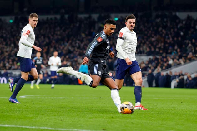 Tottenham Hotspur v Aston Villa, London, UK - 10 Jan 2026 Ollie Watkins of Aston Villa during the FA Cup 3rd round match between Tottenham and Aston Villa at the Tottenham Hotspur Stadium, Tottenham, London on 10 January 2026. London Tottenham Hotspur Stadium London GBR Copyright: xTomxCusden PPAUKx PPA-239819
