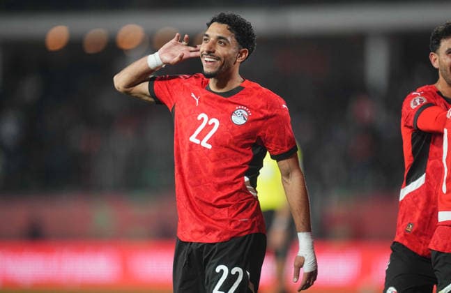 Omar Khaled Mohamed Marmoush (Egypt) gestures during the Africa Cup Of Nations match between Ivory Coast and Egypt at Agadir Stadium on January 10, 2026 in Agadir, Morocco. (Photo by Thor Wegner DeFodi Images) - *** Omar Khaled Mohamed Marmoush Egypt gestures during the Africa Cup Of Nations match between Ivory Coast and Egypt at Agadir Stadium on January 10, 2026 in Agadir, Morocco Photo by Thor Wegner DeFodi Images