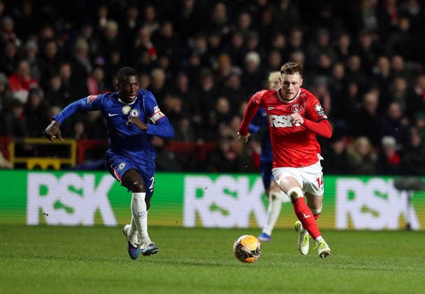 Charlton Athletic v Chelsea Emirates FA Cup Sonny Carey of Charlton Athletic during the Emirates FA Cup Third Round match between Charlton Athletic and Chelsea at The Valley, London 10 01 2026 UK Newspapers OUT Copyright: xDarrenxWoolleyx FIL-22787-0043