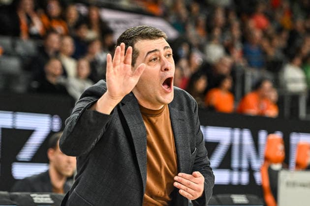 GER, BBL, ratiopharm Ulm vs Basketball Löwen Braunschweig 10.01.2026, ratiopharm arena, Neu-Ulm, GER, BBL, ratiopharm Ulm vs Basketball Löwen Braunschweig, im Bild Konstantinos Papazoglou (Braunschweig)