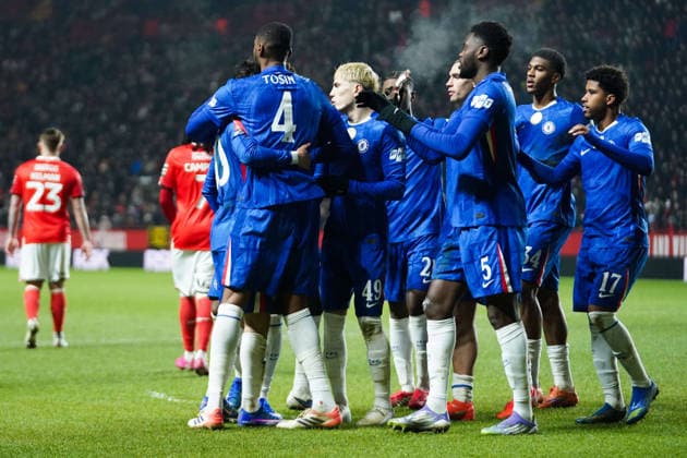 Charlton Athletic v Chelsea, Emirates FA Cup Tosin Adarabioyo of Chelsea celebrating his goal to make it 0-2 during the Charlton Athletic v Chelsea Emirates FA Cup Third Round match at The Valley, London, England on 10 January 2026 Credit: Dylan Hepworth Every Second Media Editorial use only. All images are copyright Every Second Media Limited. No images may be reproduced without prior permission. All rights reserved. Premier League and Football League images are subject to licensing agreements with Football DataCo Limited. see https: www.football-dataco.com Copyright: xIMAGO EveryxSecondxMediax ESM-1744-0118 DylanxHepworthx xEveryxSecondxMediax