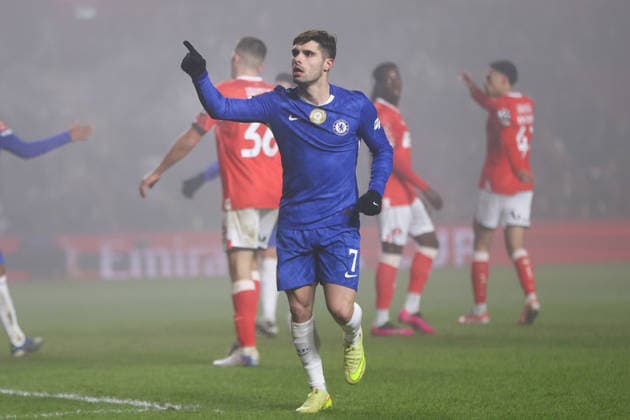 Pedro Neto of Chelsea celebrates after scoring a goal during the FA Cup match between Charlton Athletic and Chelsea at The Valley in London, England (Photo by Alexander Canillas Sports Press Photo) Copyright: xAlexanderxCanillas SPPx Sportspressphoto_SPR80585