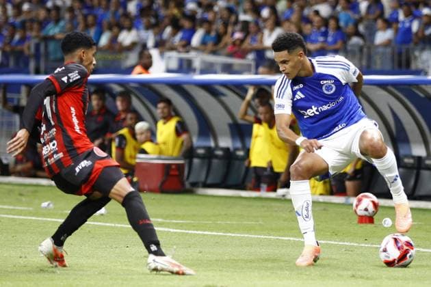 RECORD DATE NOT STATED Departure between Cruzeiro (MG) and Pouso Alegre (MG) Belo Horizonte (MG), 10 01 2026 - Football Cruzeiro (MG) x Pouso Alegre (MG) - Kaua Prates during the match between Cruzeiro and Pouso Alegre, valid for the 1st round (game 2) of the qualifying phase of the Mineiro (Module I) 2026, held at the Magalhaes Pinto stadium (Mineirao Minas Arena), this Saturday (10) at 6:30 pm (Brasilia time). Minas Gerais Brasil Copyright: xEvandroxOliveirax