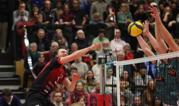 Ludwigsburg , Volleyball Bundesliga , Barock Volleys MTV Ludwigsburg vs. FT 1844 Freiburg , Ben-Simon Bonin (Ludwigsburg )