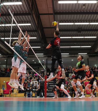 Ludwigsburg , Volleyball Bundesliga , Barock Volleys MTV Ludwigsburg vs. FT 1844 Freiburg , Tim Köpfli (Ludwigsburg )
