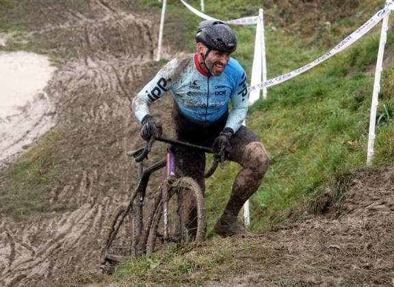 lsb - Radsport - Cyclo Cross - Deutsche Meisterschaften in Bensheim - 10. und 11.01.2026 - Saison 2025-2026 - Bensheim v. l. Vincent Kirste SSG Bensheim Aktion, Einzelbild, -