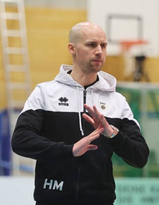 Ludwigsburg , Volleyball Bundesliga , Barock Volleys MTV Ludwigsburg vs. FT 1844 Freiburg , Trainer Hasse Mattila ( Ludwigsburg )