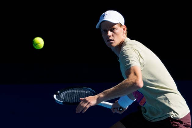 January 11, 2026: The defending champion JANNIK SINNER of Italy practises on Margaret Court Arena ahead of the 2026 Australian Open in Melbourne, Australia which starts in one weekÃ¢â‚¬â ¢s time. Cal Media Melbourne Australia - ZUMAc04_ 20260111_faf_c04_011 Copyright: xSydneyxLowx