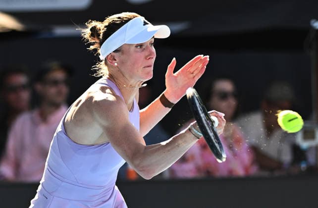 Ukraine™s Elina Svitolina during her singles final at the ASB Classic Women™s WTA250 tennis tournament at Manuka Doctor Arena, Auckland,New Zealand. Sunday 11 January 2026. Photo: Andrew Cornaga z Auckland New Zealand Copyright: xAndrewxCornaga x