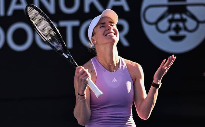 Ukraine™s Elina Svitolina celebrates winning her singles final at the ASB Classic Women™s WTA250 tennis tournament at Manuka Doctor Arena, Auckland,New Zealand. Sunday 11 January 2026. Photo: Andrew Cornaga z Auckland New Zealand Copyright: xAndrewxCornaga x