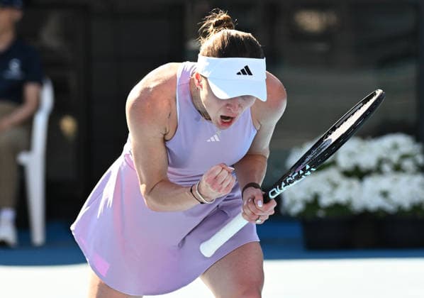 Ukraine™s Elina Svitolina during her singles final at the ASB Classic Women™s WTA250 tennis tournament at Manuka Doctor Arena, Auckland,New Zealand. Sunday 11 January 2026. Photo: Andrew Cornaga z Auckland New Zealand Copyright: xAndrewxCornaga x