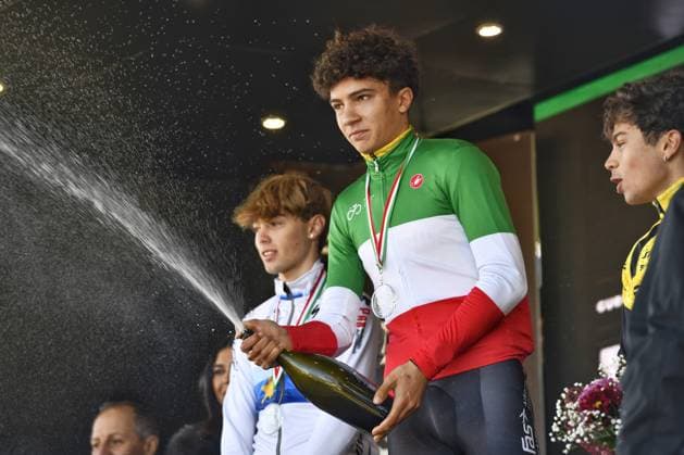 Patrik Pezzo Rosola (ITA FAS AIRPORT SERVICES) during Campionati Italiani Ciclocross, Cyclocross race in Brugherio, Italy, January 11 2026  Copyright: xDavidexVaninetti IPAxSportx xipa-agency.netx xx IPA_69922734 IPA_Agency_IPA69922734