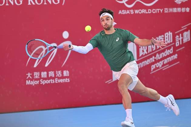 Hong Kong Tennis Open(ATP250) - Day 8 Lorenzo Musetti, an Italian tennis player, during a match at the Hong Kong Tennis Open(ATP250) on January 11, 2026 in Hong Kong. (Photo by Kobe Li Nexpher Images) Hong Kong