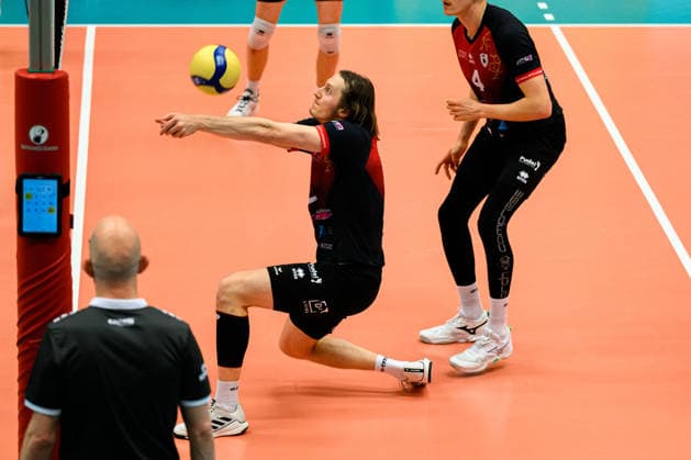 Ludwigsburg: 1. BLM - 25 26 - MTV Ludwigsburg - FT 1844 Freiburg Ben-Simon Bonin (Ludwigsburg) Ludwigsburg Innenstadtsporthalle Baden-Württemberg Deutschland