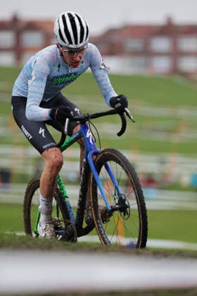 2026 Lloyds National Cyclo-cross Championships Picture by Olly Hassell SWpix.com - 11 01 2026 - Cycling - 2026 Lloyds National Cyclo-Cross Championships - Junior Open, Gypsies Green, South Shields, England, Milo Wills (Trinity Racing Cross) Copyright: x xSWpix.comx(t axPhotographyxHubxLtd)xAlexxWhitehead SWpix.comx SWP-3159-0264