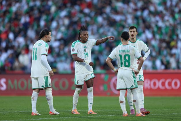 Marrakech, Morocco - January 10: Hicham Boudaoui of Algeria national team, Nationalteam during the Africa Cup Of Nations Quarter-final match between Algeria and Nigeria at Marrakesh Stadium on January 10, 2026 in Marrakech, Morocco Algeria v Nigeria - Quarter-final - Africa Cup Of Nations 2025 Copyright: xSFSIx
