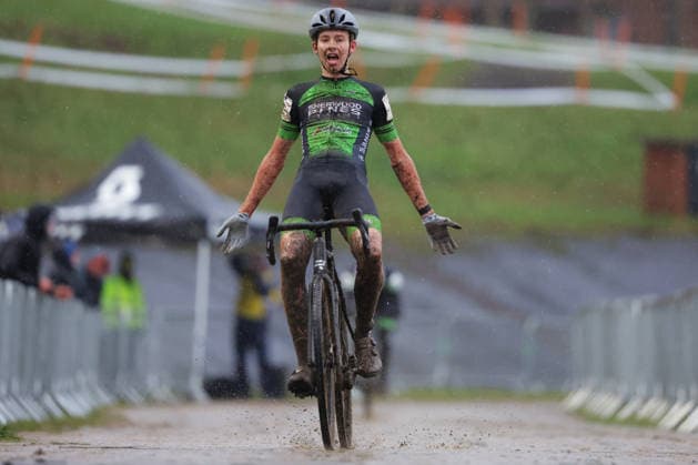 2026 Lloyds National Cyclo-cross Championships Picture by Olly Hassell SWpix.com - 11 01 2026 - Cycling - 2026 Lloyds National Cyclo-Cross Championships - Junior Open, Gypsies Green, South Shields, England, Jacob Steed (Sherwood Pines Cycles Forme) Copyright: x xSWpix.comx(t axPhotographyxHubxLtd)xAlexxWhitehead SWpix.comx SWP-3159-0279