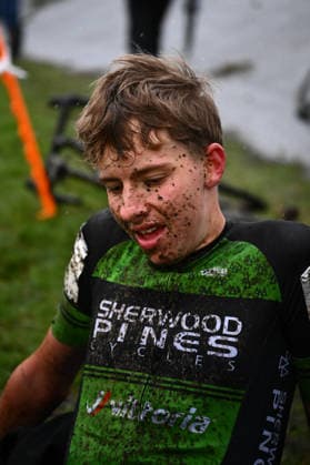 2026 Lloyds National Cyclo-cross Championships Picture by Olly Hassell SWpix.com - 11 01 2026 - Cycling - 2026 Lloyds National Cyclo-Cross Championships - Junior Open, Gypsies Green, South Shields, England, Winner Jacob Steed (Sherwood Pines Cycles Forme) Copyright: x xSWpix.comx(t axPhotographyxHubxLtd)xOllyxHassell SWpix.comx SWP-3159-0286