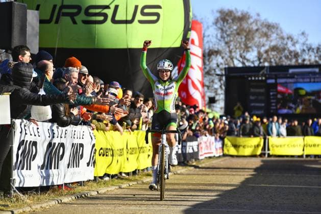 Sara Casasola (ITA CRELAN-CORENDON) during Campionati Italiani Ciclocross, Cyclocross race in Brugherio, Italy, January 11 2026  Copyright: xDavidexVaninetti IPAxSportx xipa-agency.netx xx IPA_69932544 IPA_Agency_IPA69932544