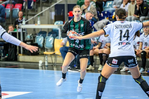 Handball Frauen EHF European League (EL) Women Gruppenphase Saison 2025 2026 VfL Oldenburg vs. HC Lokomotiva Zagreb 10.01.2026 Reinemann, Toni-Luisa (4, VfL Oldenburg)