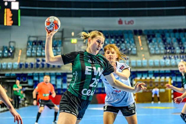 Handball Frauen EHF European League (EL) Women Gruppenphase Saison 2025 2026 VfL Oldenburg vs. HC Lokomotiva Zagreb 10.01.2026 Golla, Paulina (29, VfL Oldenburg)
