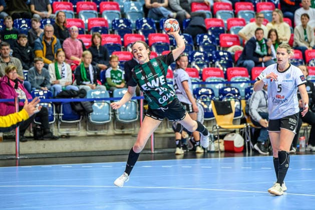 Handball Frauen EHF European League (EL) Women Gruppenphase Saison 2025 2026 VfL Oldenburg vs. HC Lokomotiva Zagreb 10.01.2026 Korsten, Pam (26, VfL Oldenburg)