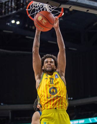 Basketball, Herren, Saison 2025 2026, easyCredit BBL (15. Spieltag), Alba Berlin - MLP Academics Heidelberg, Norris Agbakoko (Alba), 11.01.2026, Copyright: xSebastianxRäppold MatthiasxKochx