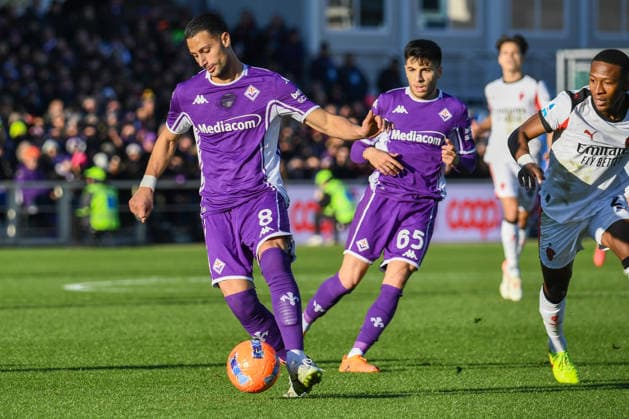 Rolando Mandragora (Fiorentina) in action during ACF Fiorentina vs AC Milan, Italian soccer Serie A match in Florence, Italy, January 11 2026  Copyright: xFabioxFagiolini IPAxSportx xipa-agency.netx xx IPA_69935006 IPA_Agency_IPA69935006
