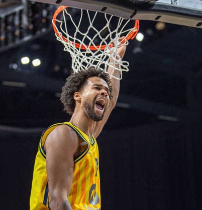 Basketball, Herren, Saison 2025 2026, easyCredit BBL (15. Spieltag), Alba Berlin - MLP Academics Heidelberg, Norris Agbakoko (Alba), 11.01.2026, Copyright: xSebastianxRäppold MatthiasxKochx