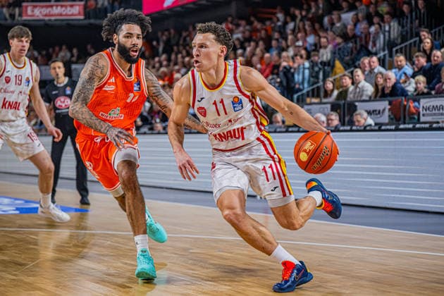 1. Basketball Bundesliga, easyCredit BBL, Saison 2025 2026, Herren, Hauptrunde, 15. Spieltag, 11.01.2026, RASTA Vechta - Fitness First Würzburg Baskets Brae Ivey ( 11 - Fitness First Würzburg Baskets) in Aktion Vechta RASTA Dome Niedersachsen Deutschland