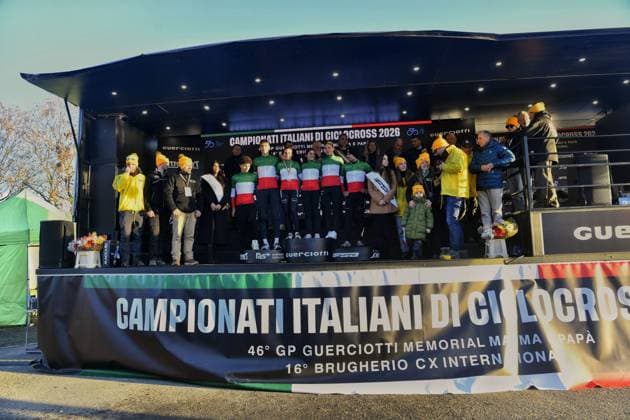 The italian campions during Campionati Italiani Ciclocross, Cyclocross race in Brugherio, Italy, January 11 2026  Copyright: xDavidexVaninetti IPAxSportx xipa-agency.netx xx IPA_69937654 IPA_Agency_IPA69937654