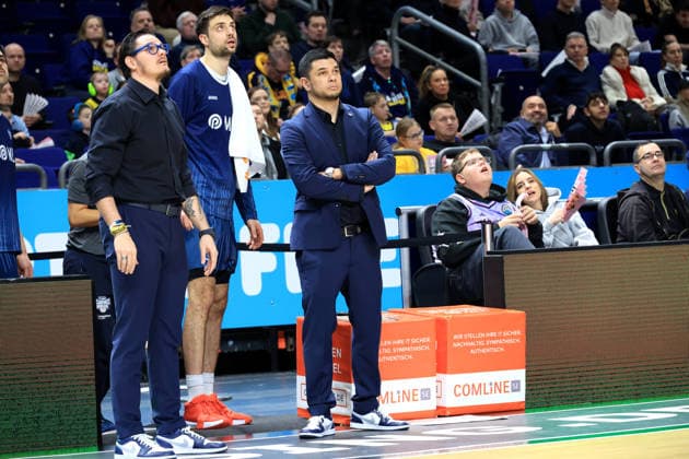 DEU, easyCredit BBL, ALBA vs. MLP Academics Heidelberg, 11.01.2026, Uber-Arena, Berlin, DEU, easyCredit BBL, ALBA vs. MLP Academics Heidelberg, im Bild Head Coach Danny Jansson (Heidelberg)