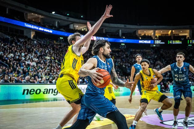 Basketball Berlin 11.01.2026 Saison 2025 2026 EasyCredit BBL 1. Bundesliga Männer, Herren Alba Berlin - MLP Academics Heidelberg Marcel Keßen (Heidelberg, No.15) Kessen