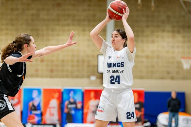 Kendra Parra (Wings Leverkusen,No.24) DEU, Leverkusen, 11.01.2026 Basketball, Damen 2.Bundesliga Nord, 14. Spieltag, Wings Leverkusen - Talents BonnRhöndorf