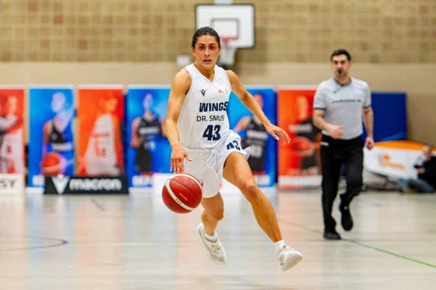 Natalie Villaflor (Wings Leverkusen,No.43) DEU, Leverkusen, 11.01.2026 Basketball, Damen 2.Bundesliga Nord, 14. Spieltag, Wings Leverkusen - Talents BonnRhöndorf