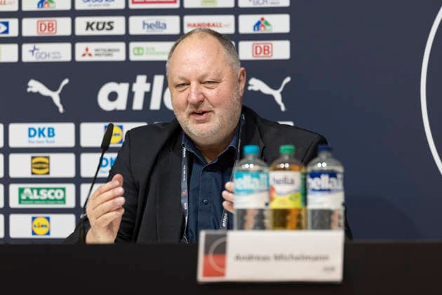 Men s Handball International: Germany vs. Croatia, 11.01.2026 HANNOVER, GERMANY - JANUARY 11: Andresa Michelmann DHB Präsident during the match between Men s Handball International: Germany vs. Croatia at ZAG Arena on January 11, 2026 in Hannover, Germany. Copyright: xBEAUTIFULxSPORTS KennyxBeelex
