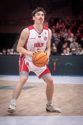 Barmer 2. Basketball Bundesliga ProA: Rheinstars Koeln vs. BBC Bayreuth, 11.01.26 Köln, 11.01.26 - Jasper Günther (RheinStars Köln, 6, PG) während des Spiels der Barmer 2. Basketball Bundesliga ProA: Rheinstars Koeln vs. BBC Bayreuth in der Motor World in Köln. Copyright: xBEAUTIFULxSPORTS AxelxKohringx