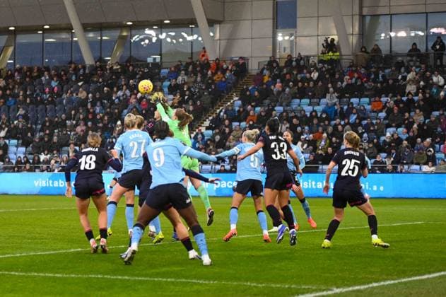 during the Barcleys WSL match between Manchester City and Everton at the Joie Stadium, Manchester England. Copyright: xClarexOverfieldx xSPPx Sportspressphoto_SPR80976